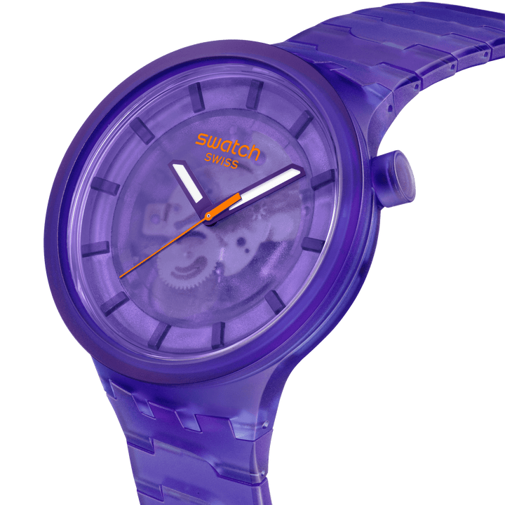 斯沃琪 PURPLE JOY 47mm Originals Big Bold SB05V103腕表