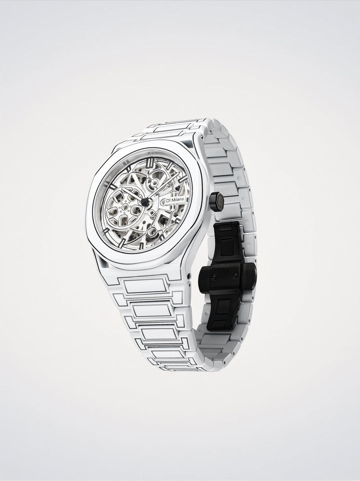 D1 Milano Skeleton White Sketch Skeleton 40.5 mm D1-SKBJ20