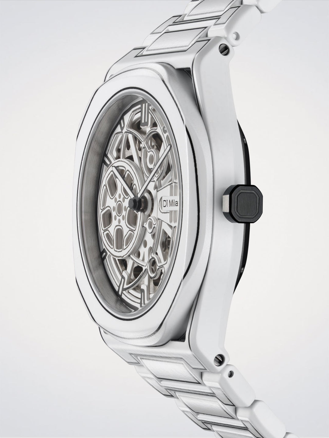 D1 Milano Skeleton White Sketch Skeleton 40.5 mm D1-SKBJ20