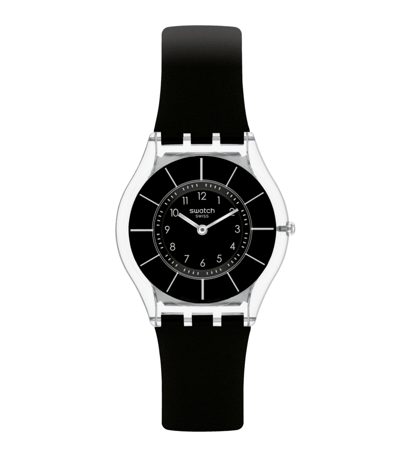 Swatch horloge BLACK CLASSINESS Originals Skin 34mm SS08K103