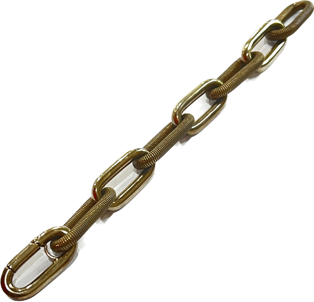 Bransoletka łańcucha srebrnego sidalo 925 PVD Wykończenie czekolady M-4120-BW