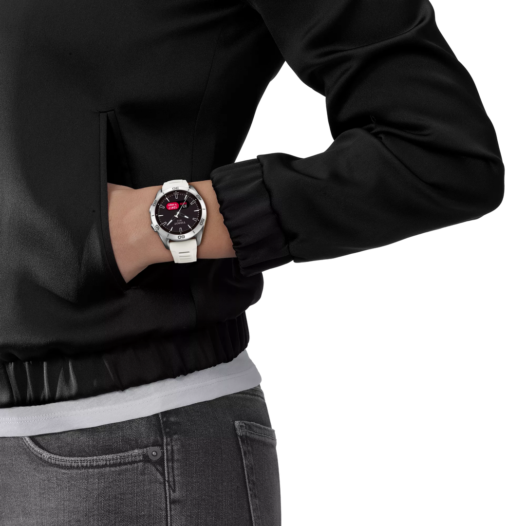 Montre Tissot T-Touch Connect Sport 43,75mm quartz blanc titane T153.420.47.051.03