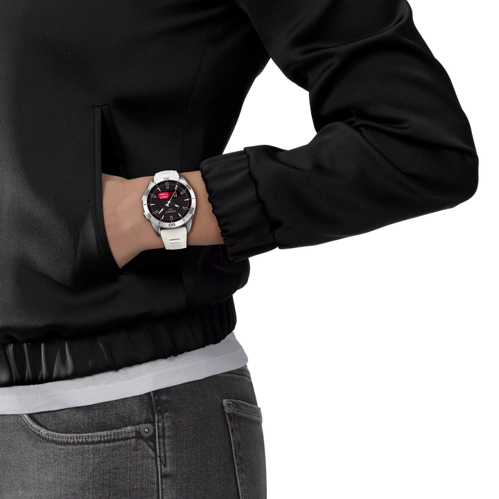 Montre Tissot T-Touch Connect Sport 43,75mm quartz blanc titane T153.420.47.051.03