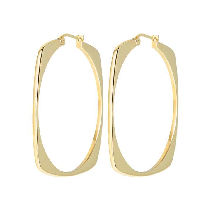 Breil orecchini Tetra acciaio finitura PVD gold TJ3199