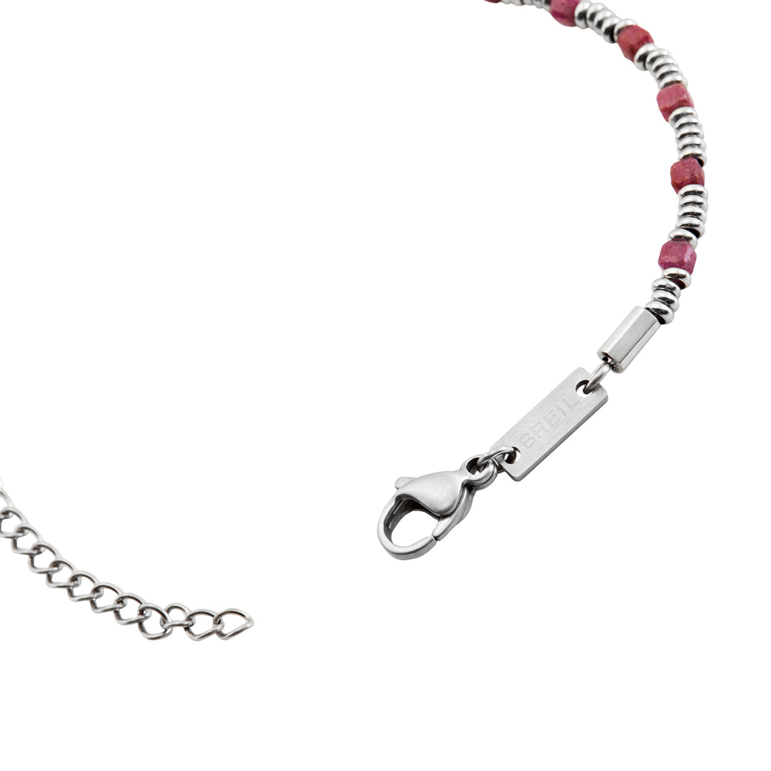 Breil pulseira de aço Priam Ruby Root TJ3646