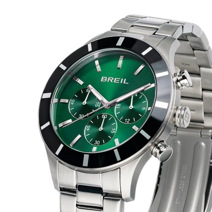 Breil orologio Remixer Chrono 42mm verde quarzo acciaio TW2115