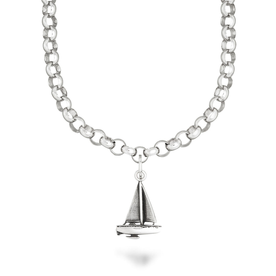 Collier voilier Giovanni Raspini T-Bar argent X01638
