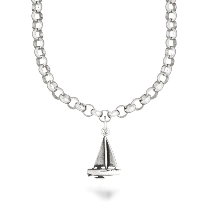 Collier voilier Giovanni Raspini T-Bar argent X01638