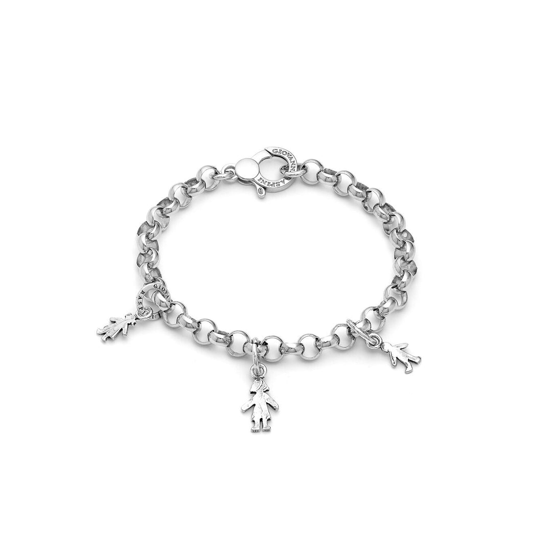 Bracelet coeur de mère en argent Giovanni Raspini X01643