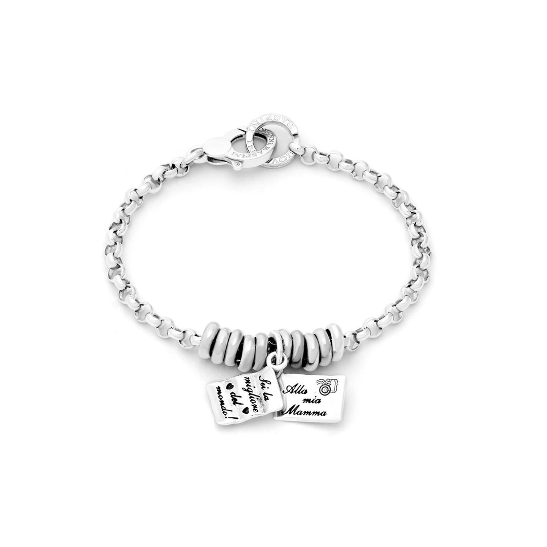 Giovanni Raspini Silbernes Mama-Buchstabenarmband X01739