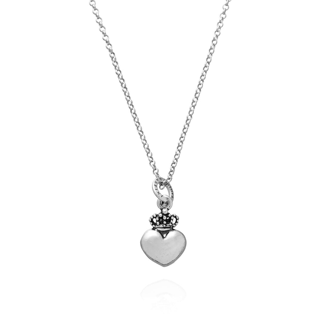 Giovanni Raspini Collana cuore con corona argento X01774