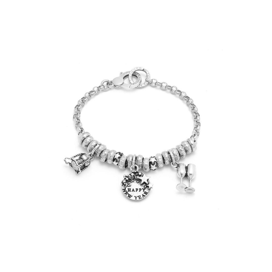 Giovanni Raspini Happy New Year bracelet silver X01815