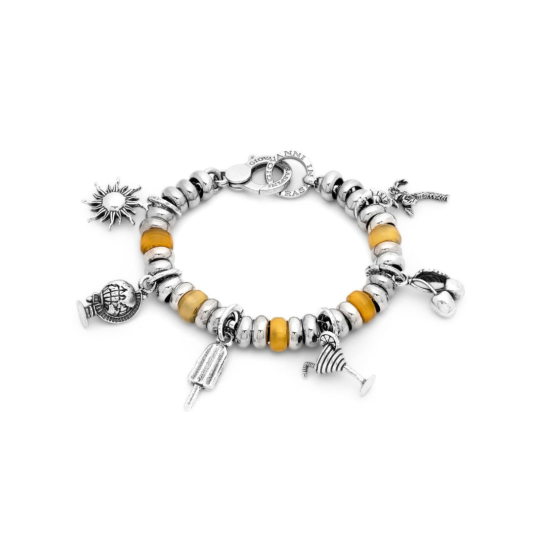 Giovanni Raspini Bracciale I love summer argento X01829