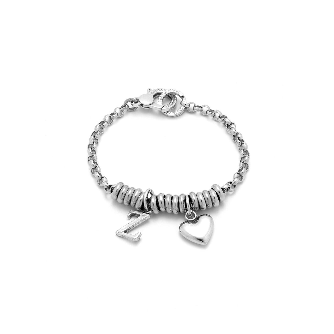 Bracelet Giovanni Raspini Coeur et Lettre Z en argent X01873