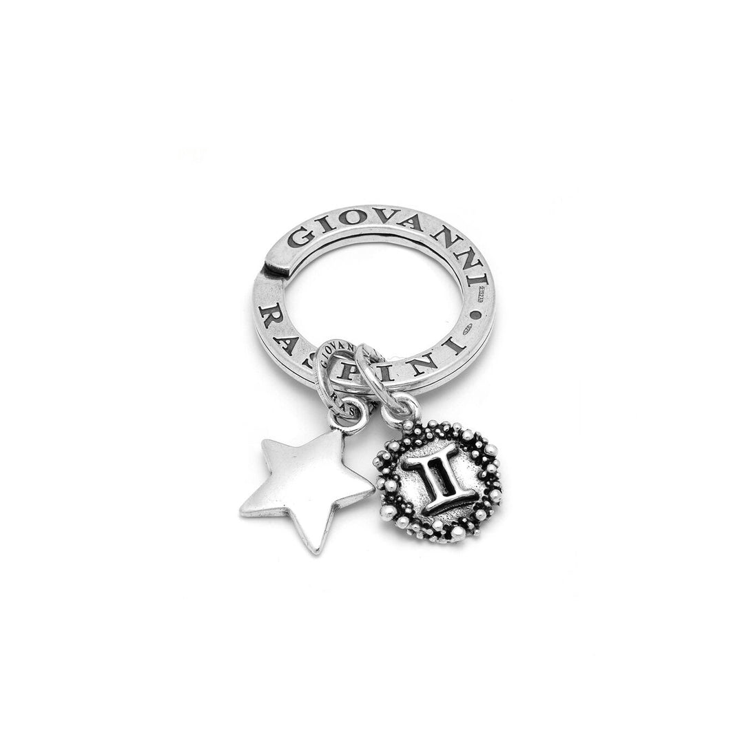 Porte-clés boutons de manchette en argent Giovanni Raspini X01933