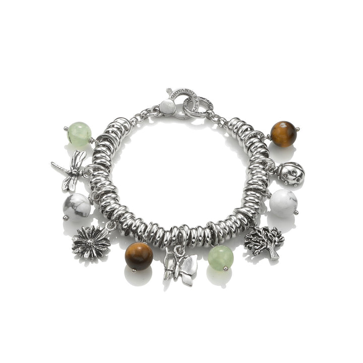 Giovanni Raspini Nature Bracelet With Silver Stones X01972