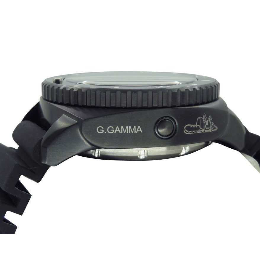 MEC Gamma Gamma 1000mt A.N.A.I.M. 46 mm czarne automatyczne stalowe wykończenie Pvd Black Gam 1000-pn