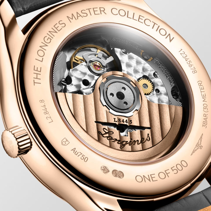 Kolekcja Master Watch GMT 40 mm Automatyczne srebrne srebrne 18KT L2,844.8.71.2