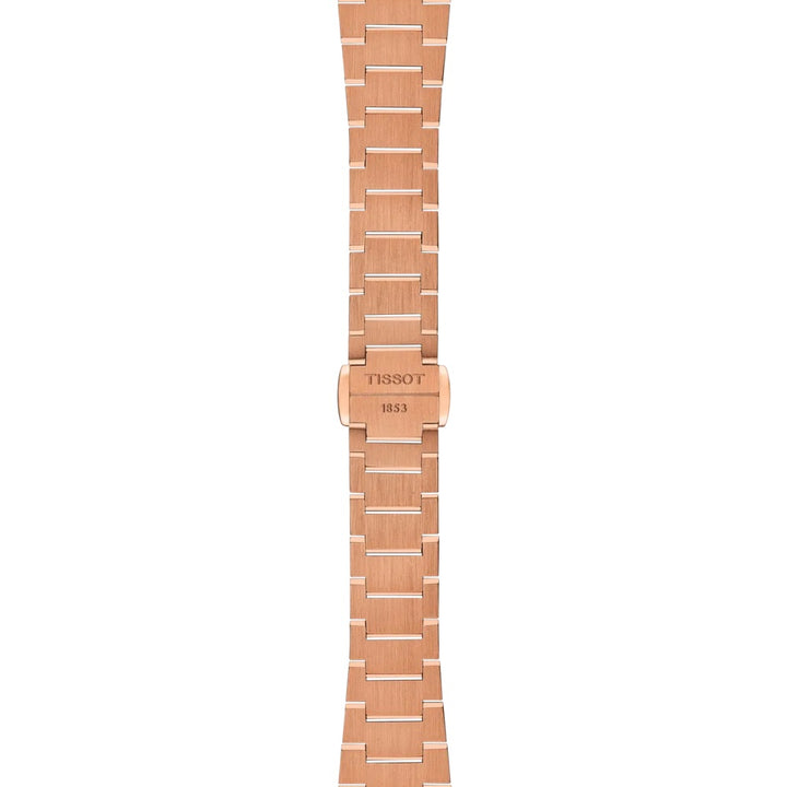 Tissot Uhr PRX 25 mm Roségold Diamanten Quarzstahl PVD Roségold-Finish T137.010.33.506.00