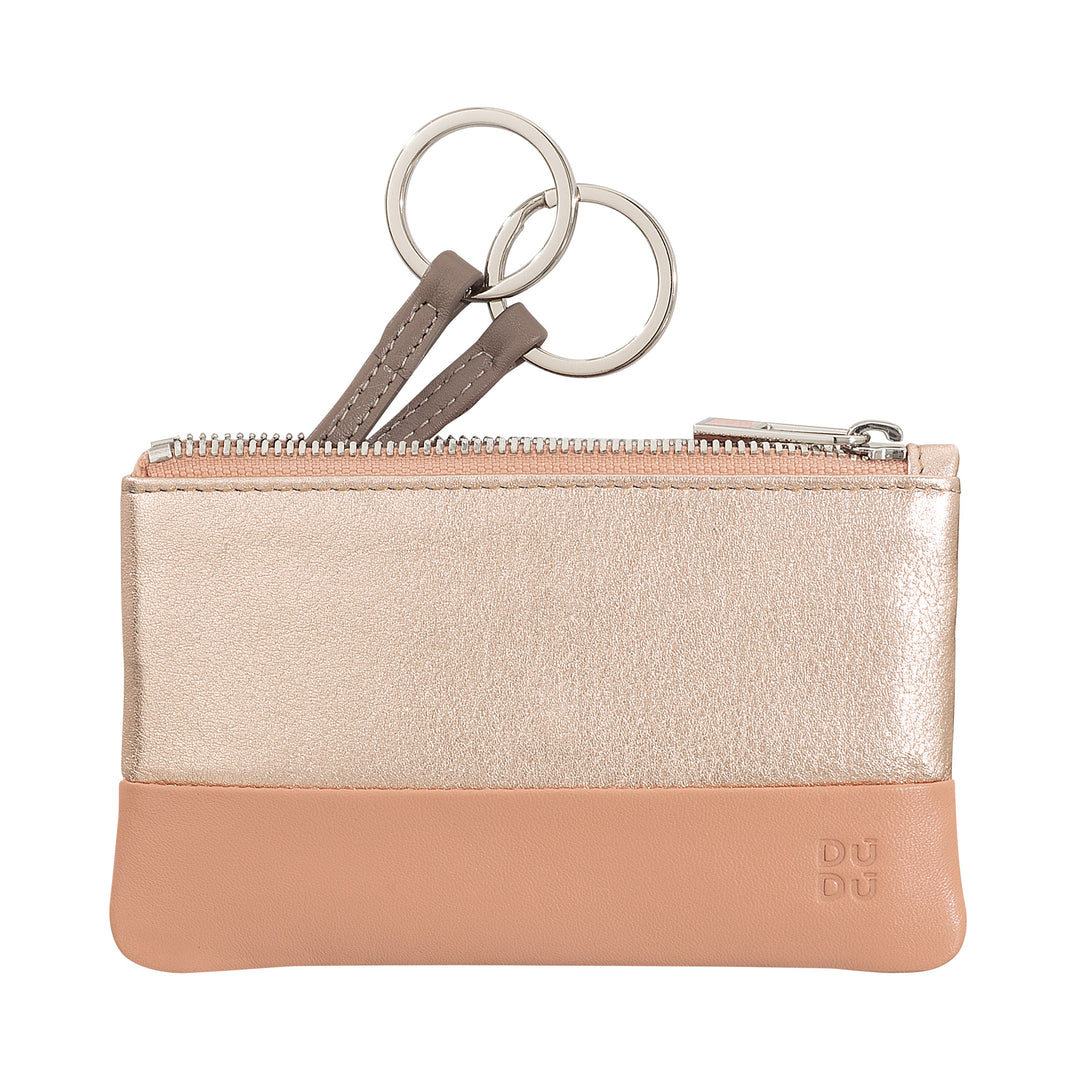 DuDu Board of Pink Pink Metallic Leather Key Key