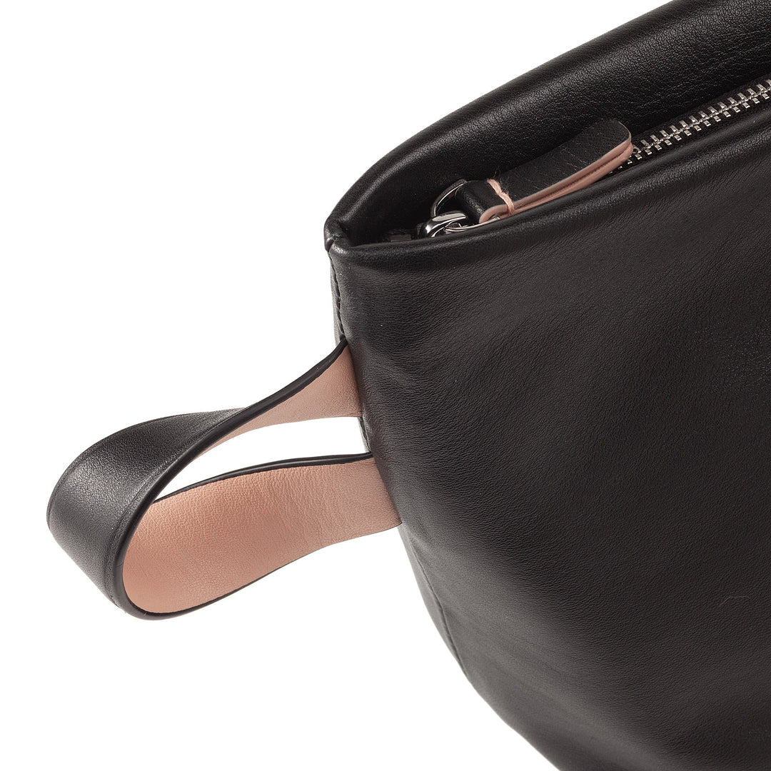 DUDU Beauty Case für Damen und Herren aus Leder mit Reißverschluss, große Kulturtasche in leuchtenden Farben, ideal für Reisen, Fitnessstudio, Spa, wasserabweisende Innenausstattung