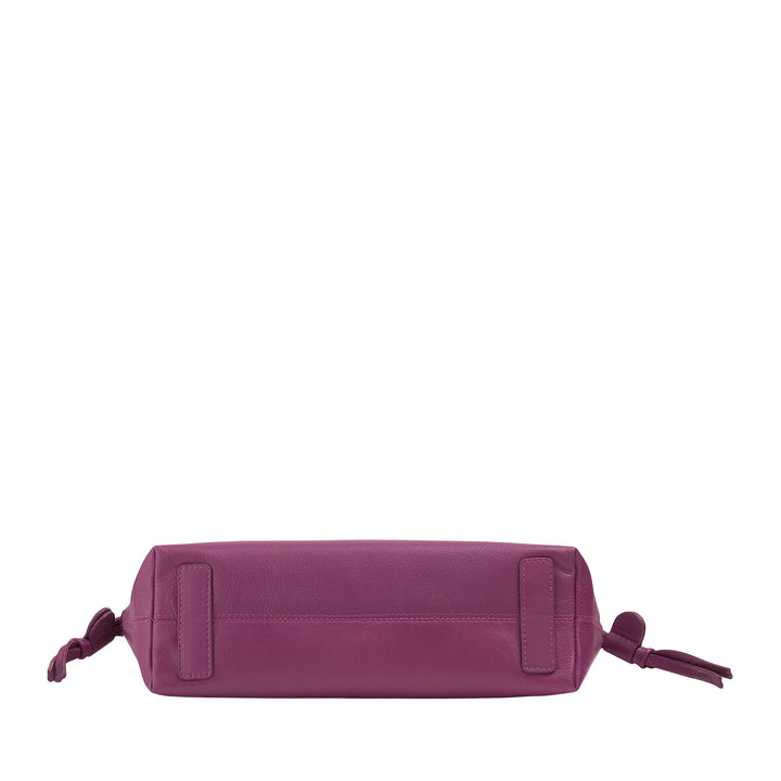 DUDU Sac en Cuir pour Femme avec Fermeture à Cordon - Sac à Bandoulière Élégant, Compact et Pratique pour Chaque Occasion avec Bandoulière Réglable