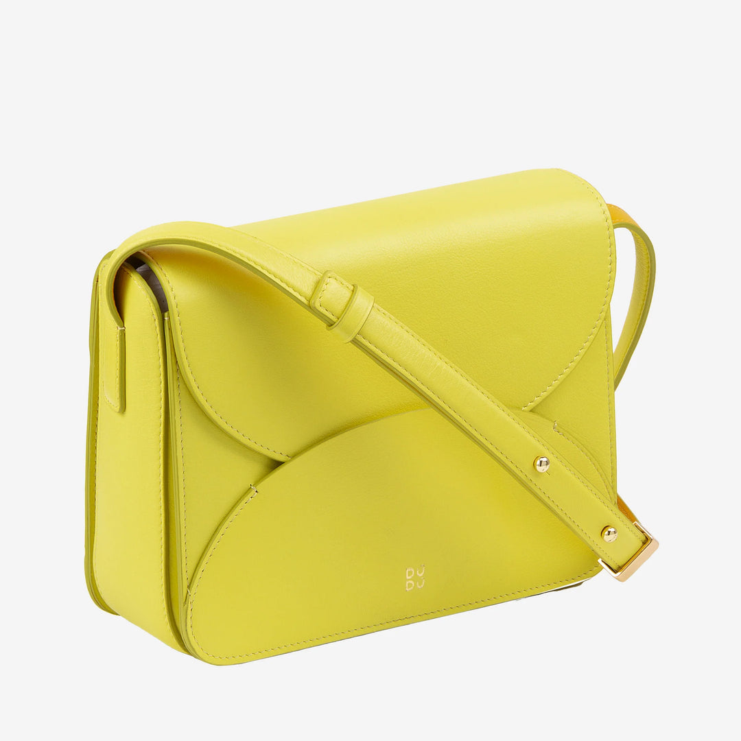 DUDU Borsa a Tracolla Donna in Pelle con Patta Modello Envelope – Borsetta Piccola Elegante e Versatile con Tracolla Regolabile, Borsa Perfetta per Ogni Occasione