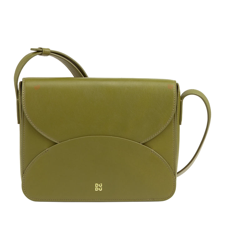 DUDU Borsa a Tracolla Donna in Pelle con Patta Modello Envelope – Borsetta Piccola Elegante e Versatile con Tracolla Regolabile, Borsa Perfetta per Ogni Occasione