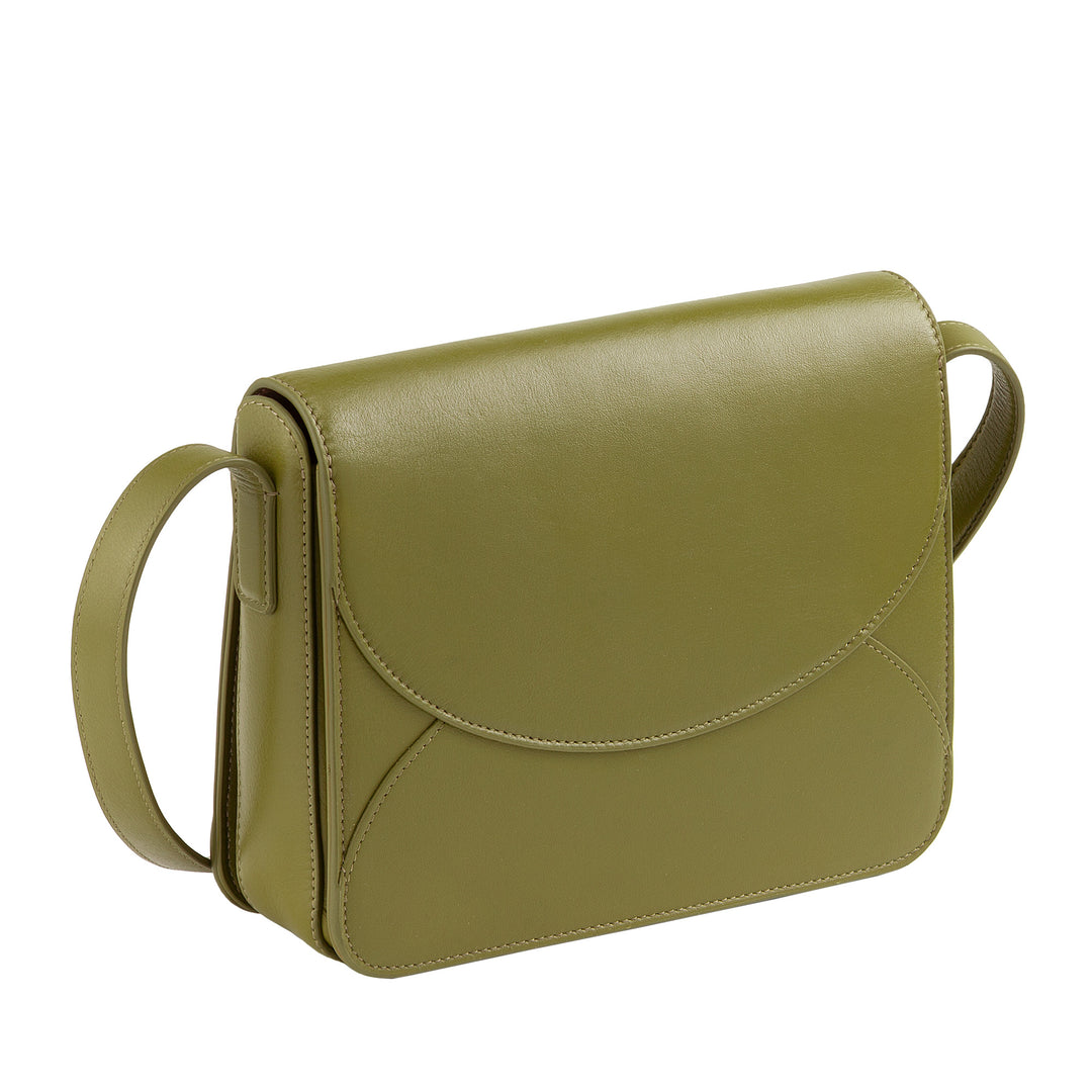 DUDU Borsa a Tracolla Donna in Pelle con Patta Modello Envelope – Borsetta Piccola Elegante e Versatile con Tracolla Regolabile, Borsa Perfetta per Ogni Occasione