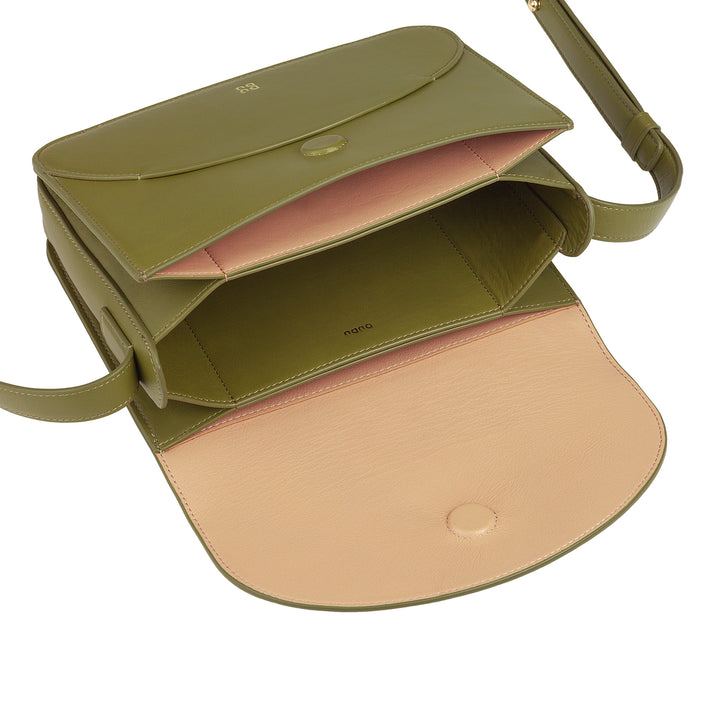 DUDU Borsa a Tracolla Donna in Pelle con Patta Modello Envelope – Borsetta Piccola Elegante e Versatile con Tracolla Regolabile, Borsa Perfetta per Ogni Occasione