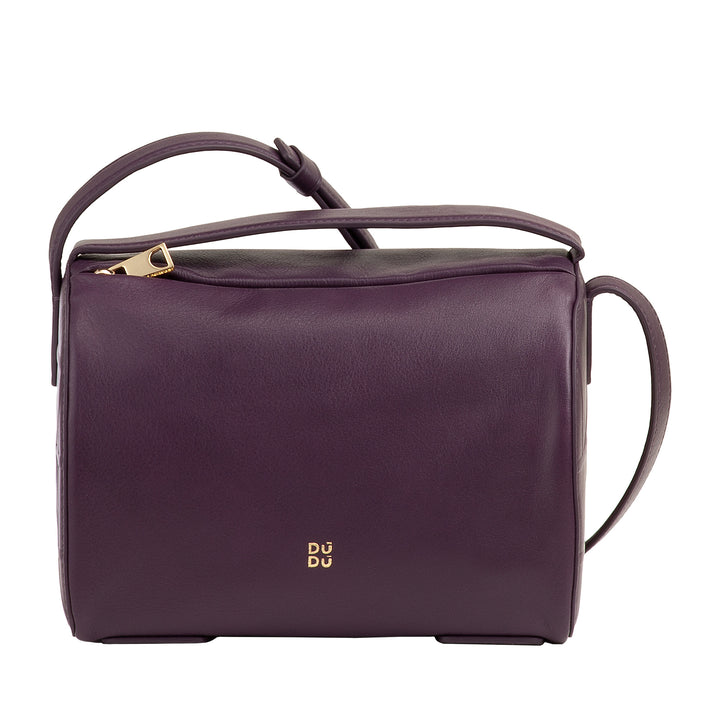 DUDU Borsa Bauletto a Tracolla da Donna in Pelle – Borsa Elegante, Piccola con Tracolla Regolabile per Ogni Occasione