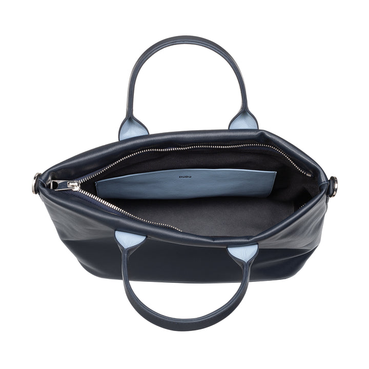 DUDU Damen-Lederhandtasche mit Schultergurt, kleine mittelgroße Umhängetasche mit Reißverschluss und abnehmbarem Schultergurt, elegante bunte Handtasche