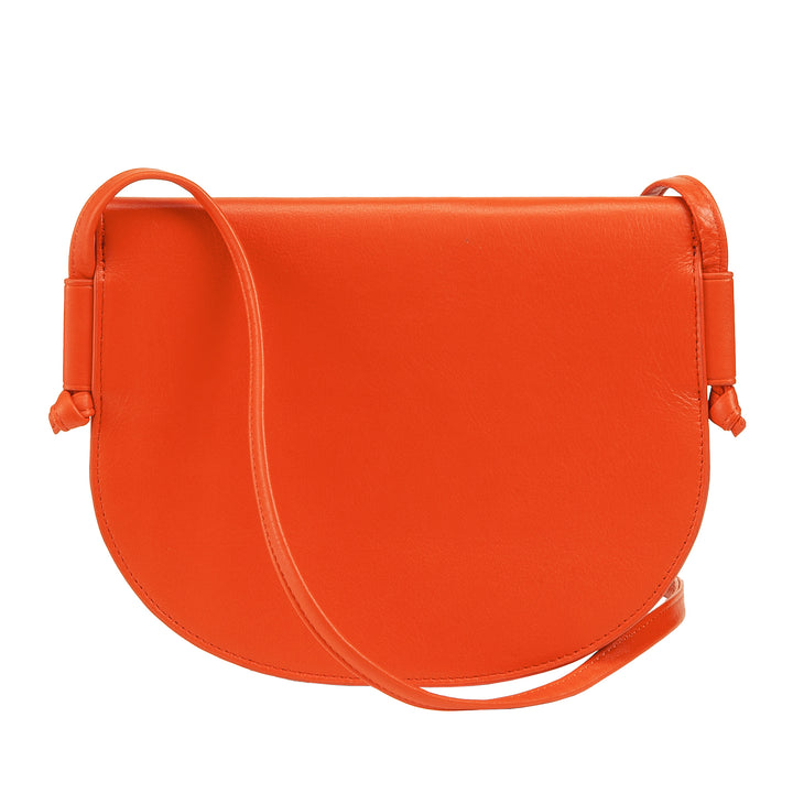 DUDU Petit sac à bandoulière en cuir pour femme, sac à main au design compact et fin avec fermeture à bouton, bandoulière réglable