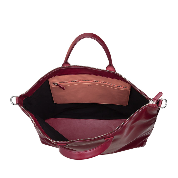 DUDU Large Soft Leather Women&