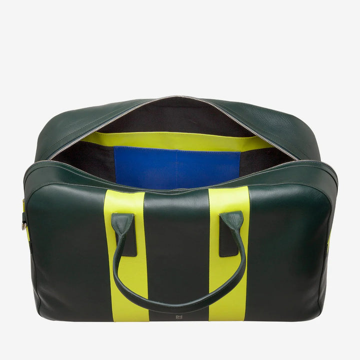 DUDU Leder-Reise-Umhängetasche, Wochenend-Sporttasche für Männer und Frauen, 32 l, groß, 49 cm, Wochenend-Reisetasche