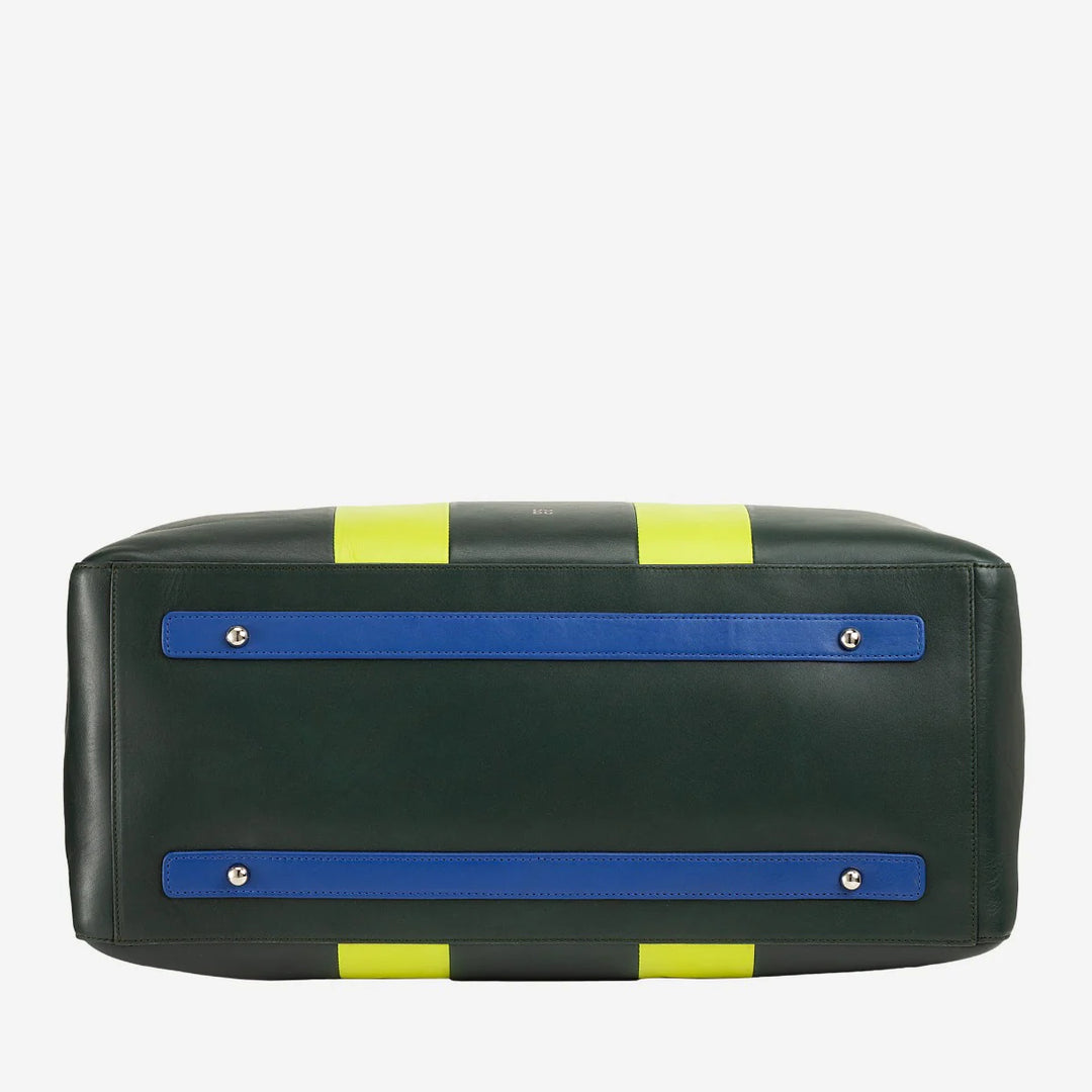 DUDU Leder-Reise-Umhängetasche, Wochenend-Sporttasche für Männer und Frauen, 32 l, groß, 49 cm, Wochenend-Reisetasche