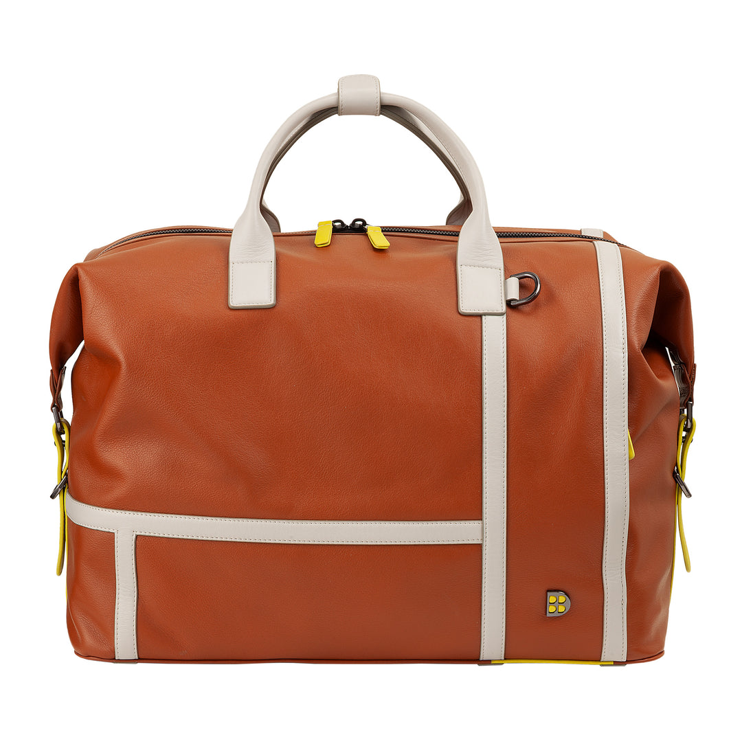 DUDU Tennis-Sporttasche aus Leder, 28 Liter, limitierte Auflage, abnehmbarer Schultergurt, Reißverschluss, Weekender für Reisen, Sporttasche aus Leder
