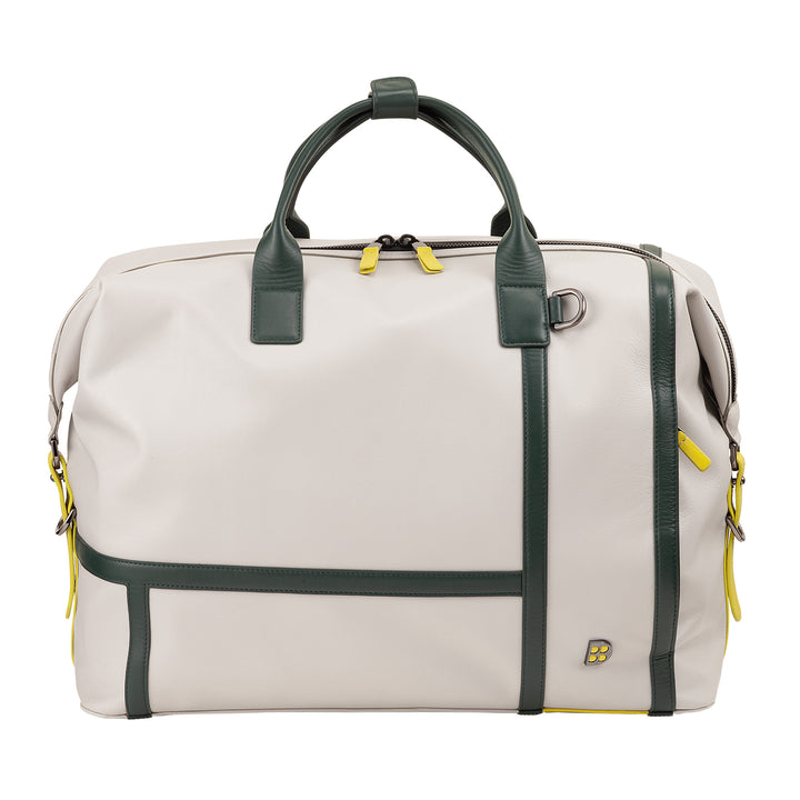 DUDU Tennis-Sporttasche aus Leder, 28 Liter, limitierte Auflage, abnehmbarer Schultergurt, Reißverschluss, Weekender für Reisen, Sporttasche aus Leder