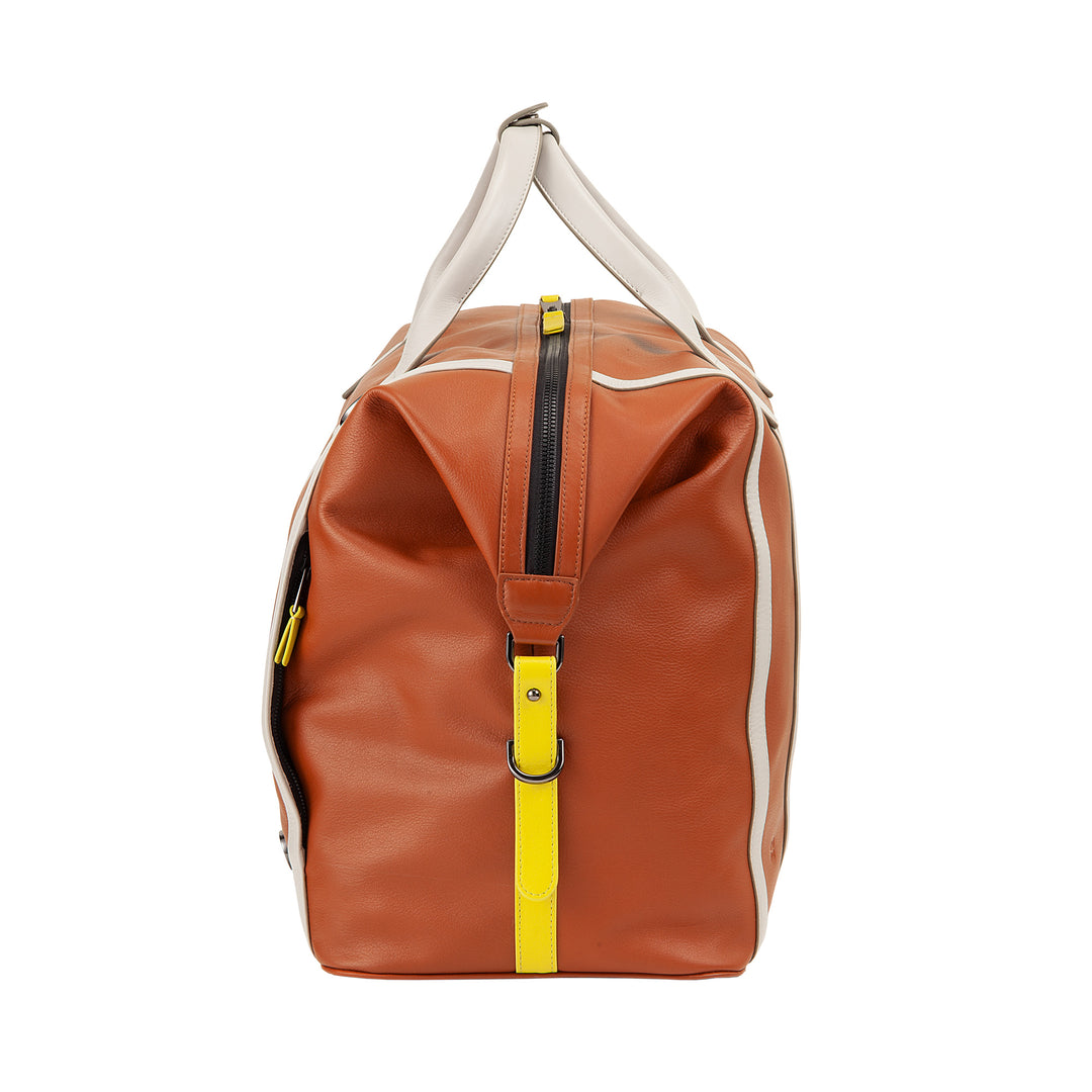 DUDU Tennis-Sporttasche aus Leder, 28 Liter, limitierte Auflage, abnehmbarer Schultergurt, Reißverschluss, Weekender für Reisen, Sporttasche aus Leder