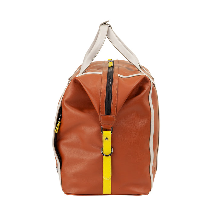 DUDU Tennis-Sporttasche aus Leder, 28 Liter, limitierte Auflage, abnehmbarer Schultergurt, Reißverschluss, Weekender für Reisen, Sporttasche aus Leder