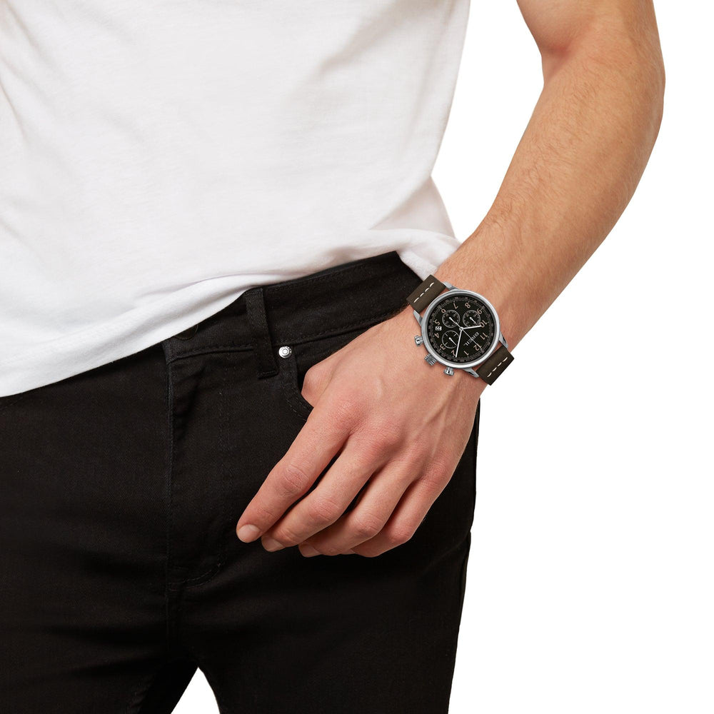 Montre Breil Outrider 41mm acier quartz noir TW2060 - Capodagli 1937