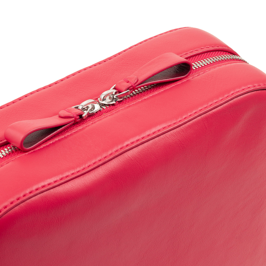 DUDU Borsa a Tracolla Donna Piccola in Pelle, Camera Bag a Spalla con Cinghia Staccabile, Borsetta in Pelle Elegante Compatta