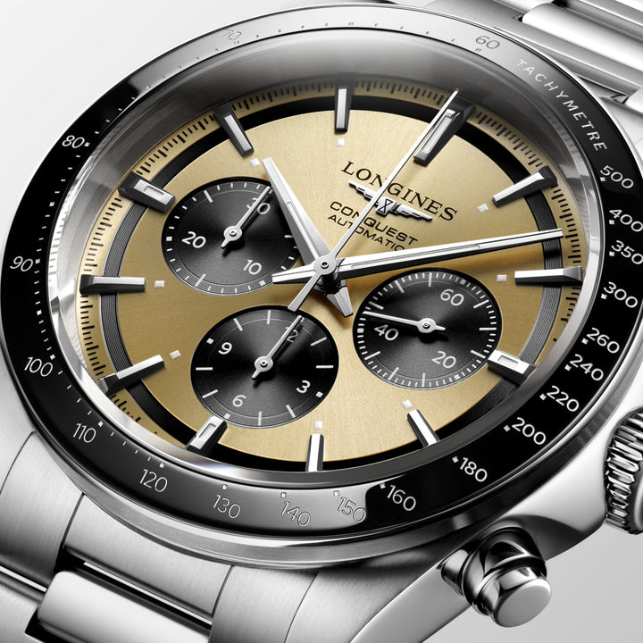 Longines orologio Conquest Chronograph 42 mm L3.835.4.32.6