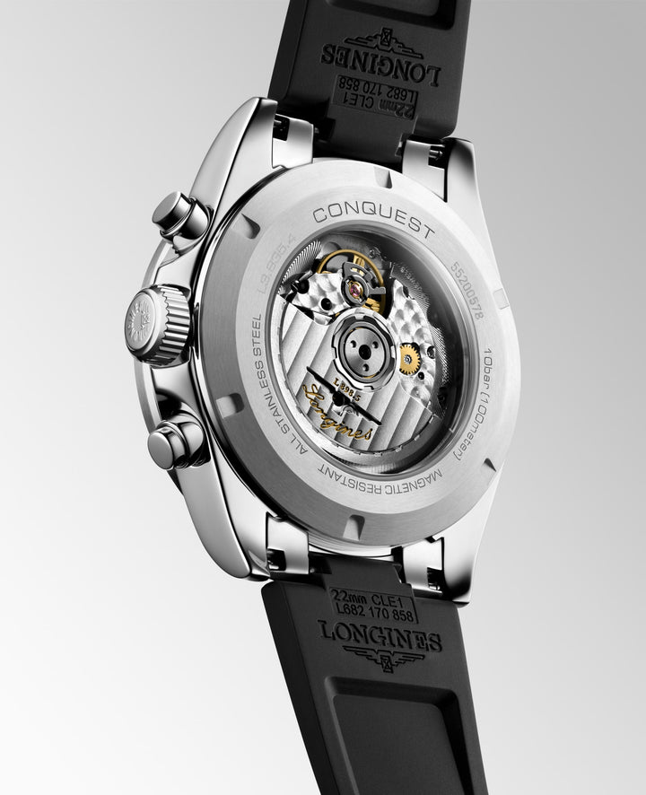 Longines orologio Conquest Chronograph 42 mm L3.835.4.32.9