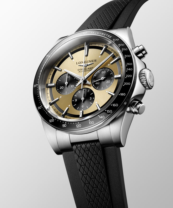 Longines orologio Conquest Chronograph 42 mm L3.835.4.32.9