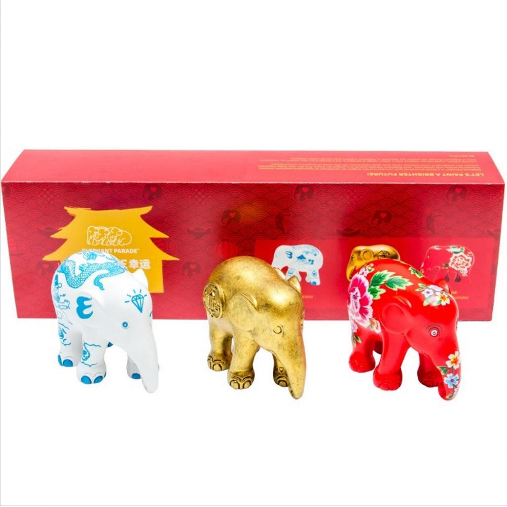 Elephant Parade multipack elefanti Fortune - Bobo + Lucky Coins + Peony Rose MULTIPACK FORTUNE - Capodagli 1937