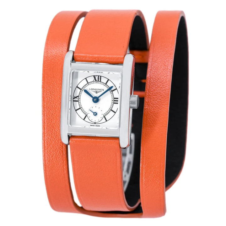 Montre Longines Mini Dolcevita 21.50x29.00 acier quartz argenté L5.200.4.71.0