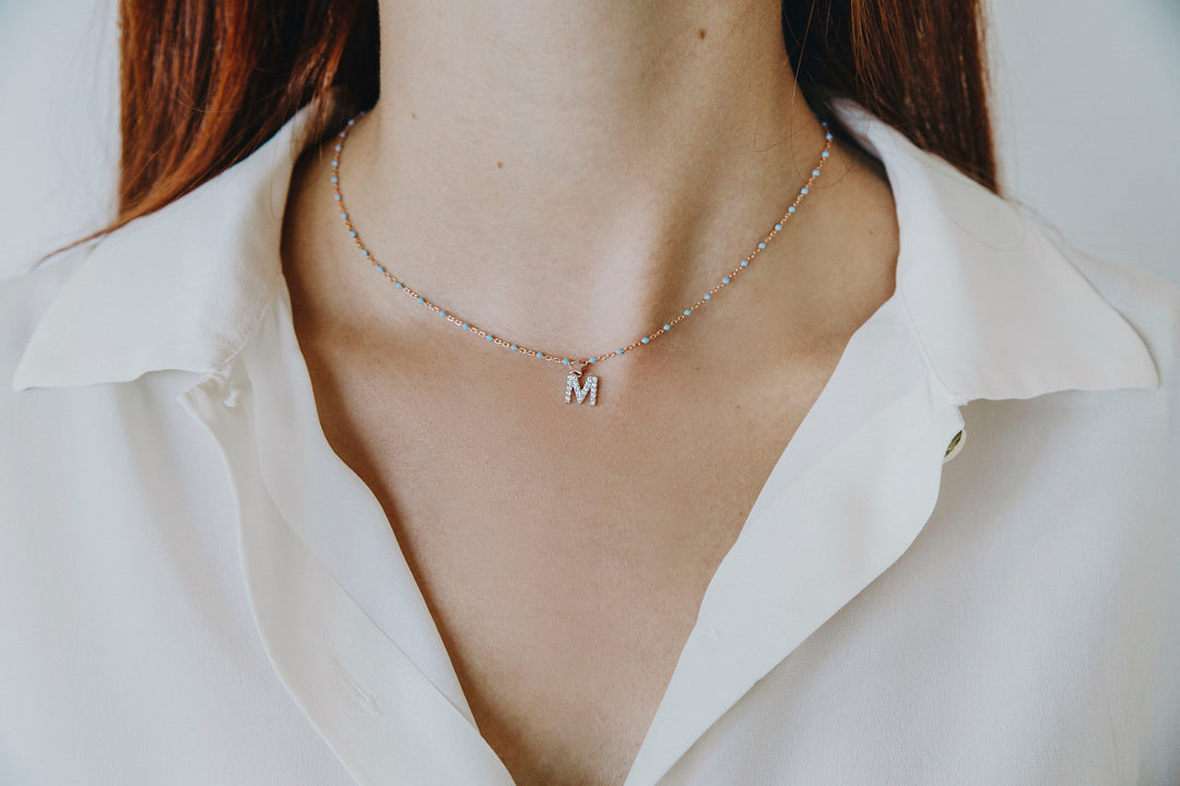 Comete Girocollo in Argento Lettera G GLA179