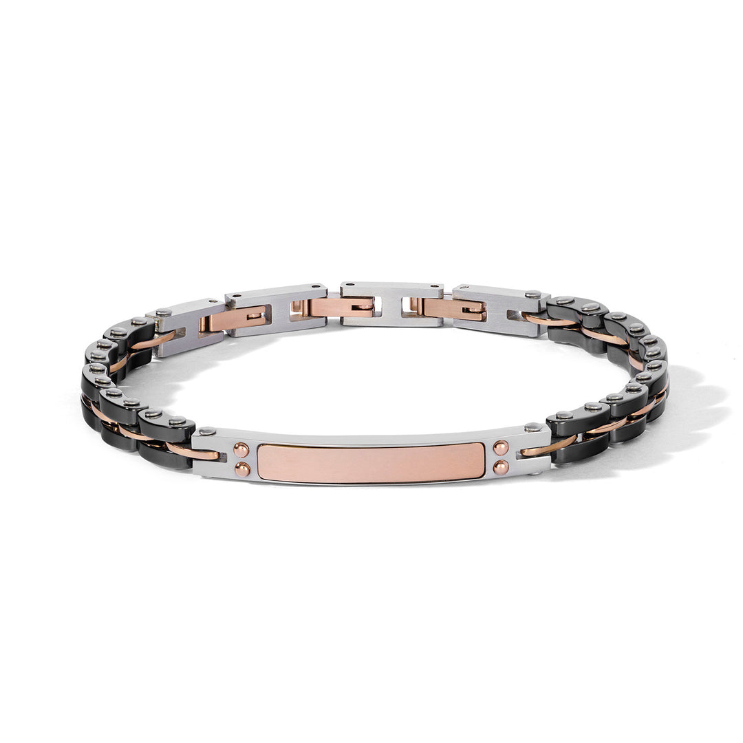 Comete Bracciale in Acciaio, ceramica e pvd UBR1304
