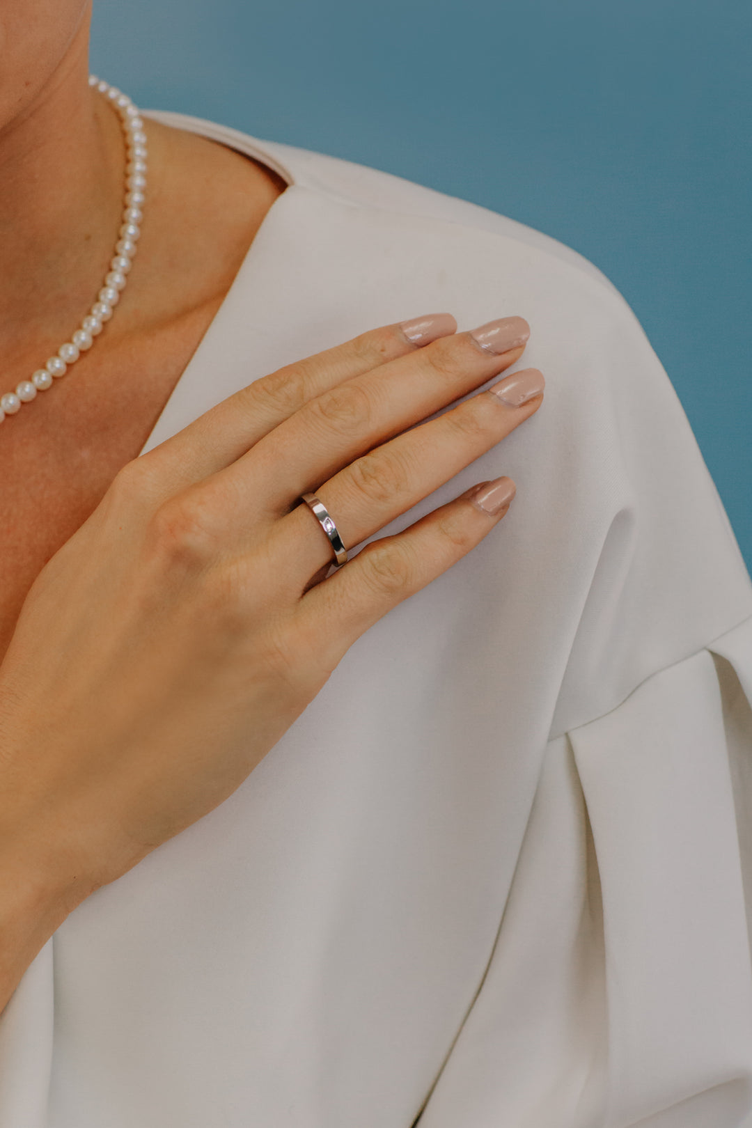 Comete Silberring Ring Internes Herz Frau ANG111M18F
